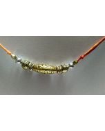 kaira Red Thread Designer  Rakhi With KumKum Chawal RK-03