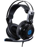 HP H200Gs Wired Gaming Headphones with Mic, Soft Adaptive Suspension Headband