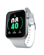 Fire Boltt White Ring Smart Watch with SpO2 & 1.7” Metal Body with Blood Oxygen Monitoring, Continuous Heart Rate, Full Touch & Multiple Watch Faces