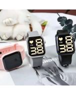 Square Dial Digital Full Display Smart LED  Watch for Boys, Kids, Girls