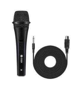 Zoook Karaoke Wired oid Vocal Unidirectional Dynamic Microphone Microphone with 10 Feet XLR Cable