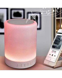 Bluetooth Speaker Touch Lamp, Wireless Speaker Light, USB Rechargeable Portable