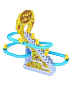 Nio Duck Stair Climbing Track Toy for Kids Playful and Interactive Toy with Lights & Music With 3 Ducks