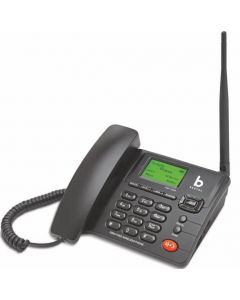 Beetel F2N+ Dual Sim Fixed landline Phone, with LCD Display, Quad Band, Voice Recording,Auto Answering, Mp3 Player,3.5mm Jack,Alarm,Basic Calc,TNC Antenna