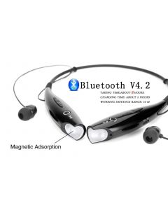 Blix HBS-03 Neckband Bluetooth Headphones with Mic for all Smartphones With 6 Months Warranrty