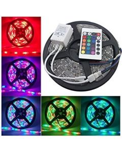 Lowprice Online 5 Meter Waterproof RGB Remote Control LED Strip Light-Color Changing