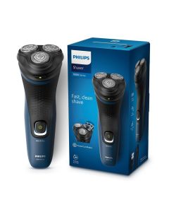 Philips Man's Electric Shaver With 3D Flex Heads, 100% Waterproof IPX7, 40 Mins Runtime, 27 Self-Sharpening Blades S1151/03