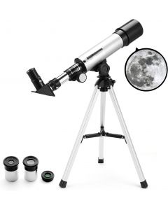 Nio F36050M 90X Zoom HD Focus Astronomical Telescope with Portable Tripod Stand for Kids, Adults, Beginners