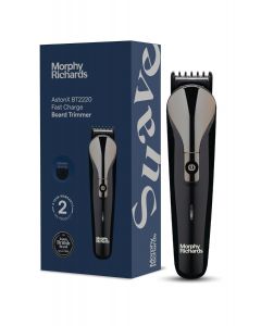 Morphy Richards Cordless beard trimmer With Fast USB Charging, 11 Settings-Single Comb, Removable & Washable Blades AstonX BT2220