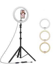Rewire Big LED Ring Light 10 Inch Without Stand For Photo,  Makeup, Vlogging YouTube  and Video Making Light Ring Flash