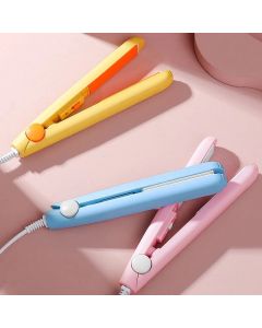 Portable mini hair straightener With Ceramic Plate, ON/OFF button Electronic Hair Straightener