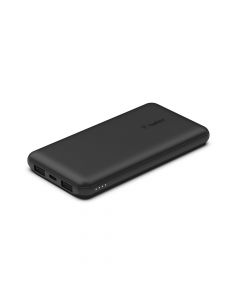 Belkin 15W Fast Charging 10000 mAh Power Bank with 1 Type C and 2 USB Ports for iPhones, Android Phones, Smart Watches