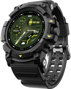 GOBOULT Thrux Smartwatch With 1.39''HD Screen, GPS Tracker, Bluetooth Calling, Working Crown Smartwatch
