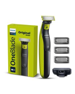 Philips OneBlade Turbo2X Hybrid Trimmer With IPX7 waterproof, Long Lasting Battery, Suits all skin types & beard thickness QP2724/10
