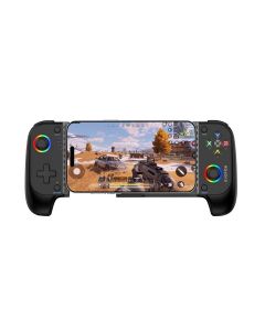 EvoFox Deck Smartphone Gamepad with Bluetooth v5.0, 3D Joysticks, RGB Lighting and Backlit Controls