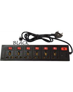 YOG ® 6+6 Socket Extension Board | 6 Amp| Fuse | Individual switches | 4 Yards(12 ft) Cable