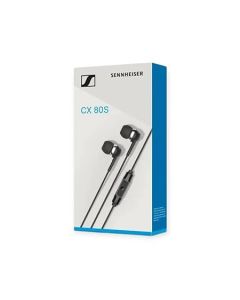 Sennheiser CX 80S Wired Earphone with Mic, One-Button Smart Control, 3.5MM Jack