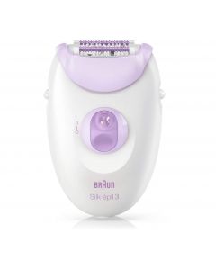 Braun Silk-épil 3-170 Epilator For Hair Removal, 20 Tweezer system, Smartlight technology