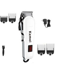 Kemei 809A Professional Rechargeable Men Hair Trimmer and Beard Runtime: 120min 5 Length Settings 