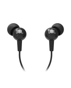 JBL C100SI Wired Earphone with Mic Pure Bass Sound One-button universal remote 