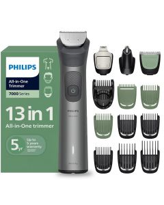 Philips 13-in-1 Grooming Kit Trimmer - Beard, Hair, Body, Nose, Intimate With 120min. runtime MG7922