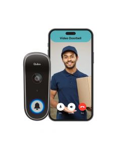 Qubo Smart WiFi Video Doorbell With 1080P FHD Camera, 2-Way Talk, Alexa & OK Google