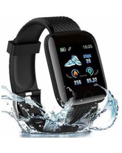 D13 Smart Watch ID116 Fitness Band, Heart Rate, Activity Tracker, Step Count, SMS viewing