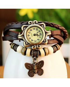 Sylys Butterfly Edition  Analogue Brwon Dial Girl's Watch- Zbw1