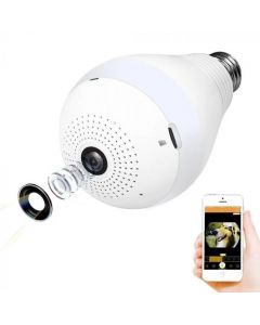 Ultra HD Panoramic Camera Light Bulb WiFi Wireless Smart spy Bulb