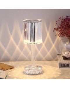 Modern Romantic desk indoor rose 16 Color Changing RGB decorative Touch Lamp rechargeable USB crystal night lights table lamp