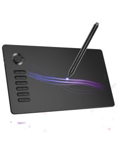 VEIKK A15PRO Graphic Drawing Tablet With Pen, 12 Hotkeys and a Quick Dial compatible With Windows, Mac,Linux, Android Mobile