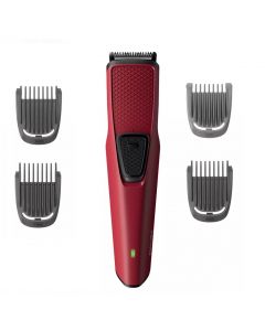 Philips BT1235/15 Skin-friendly Beard trimmer Series 1000, Cordless USB  Rechargeable, Charging indicator 4 Comb