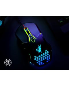 Redgear A-15 Gaming Mouse with 6400 DPI, RGB Light 