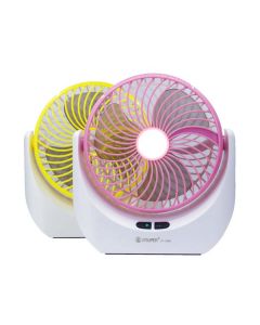 JY Super Personal Portable Table Fan with 21 SMD Light for Home Office Bedroom Kitchen Table and Desk JY-1880