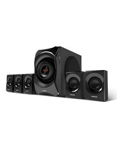 Philips Audio 5.1 Channel 120W Home Theater Speaker System With Bluetooth, LED Display, Robust Design SPA8000B/94