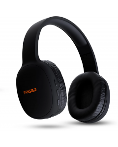 TRIGGR Trinity 1 wireless Bluetooth Headphone with 50hr Playtime, 40mm Drivers, Fast Charging