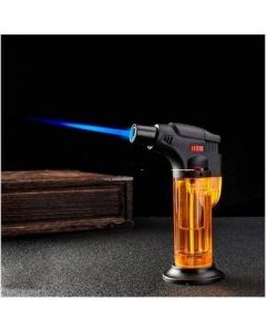 Zip Jet Flame Gun Thrower Barbeque Torch Lighter with Stand