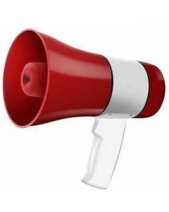 Boost 50 Watt Handheld Megaphone With USB and Memory Card Recorder or Announcing; Talk; Record; Play; Siren, Talk Record Play Siren
