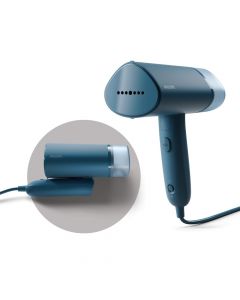 PHILIPS Handheld Garment Steamer With Compact & Foldable, Convenient Vertical Steaming, 1000 Watt Quick Heat Up STH3000/20