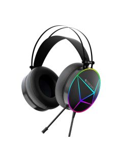 ZEBRONICS Zeb-Blitz Gaming Wired Headphones with Mic, Dolby Atmos, RGB Led Headphones 