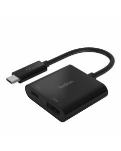 Belkin Type-C to HDMI Adapter + Charge HDMI Adapter With 4K UHD Video Supports