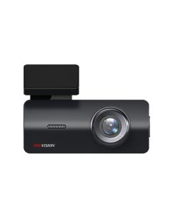 Hikvision 1080p Car Dash Camera, Built- in Wi-Fi, Night Vision, 102° Wide Angle, Emergency Recording