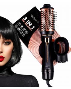 Urban yog MakeMeeBold 3-in-1 Hair Straightening Hot Air Brush 1200 Watt