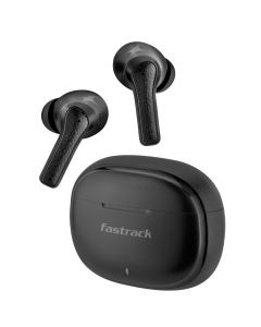 Fastrack Fpods FS100 Bluetooth TWS with 40Hr Playtime, 10mm Deep Bass Drivers, Low 60ms Latency, Fast Charge