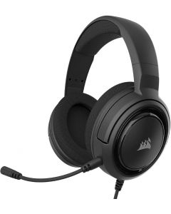 Corsair HS35 Stereo Headphones with Mic, 50mm drivers compatible with PC and Mobile