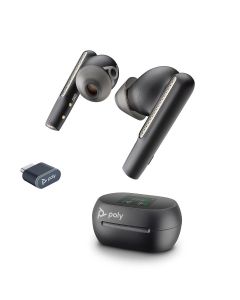 Poly (Plantronics) Voyager Free 60+ Uc Tws Earbuds With Touch Controls, Smart Charge Case, Anc, 16.5 Hours Playtime