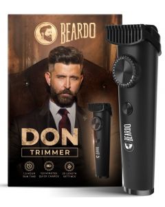 Beardo Don Trimmer With 150 min Runtime, Washable Stainless Steel Blades, 20 Length Settings 