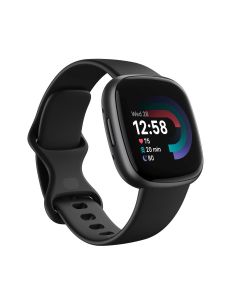 Fitbit Versa 4 Fitness Watch With 40+ exercise modes, battery life of 6+ days,  Built-in GPS Renewed