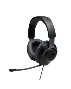 JBL Quantum 100 Gaming Headphones with Mic, 40mm Drivers, Detachable Mic, Memory Foam Cushioning compatible with PC/Mobile/PS/Xbox/Nintendo