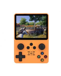 X-Ninja R35S Retro 64GB Orange Video Game Console Mini Handheld Gameboy Built in 8000+ Classic Games + PSP Games